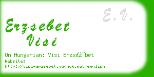 erzsebet visi business card